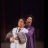 Actors Lewis J. Stadlen & Julie Kurnitz in a scene fr. the Broadway musical "Minnie's Boys." (New York)