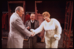 Actors (L-R) Roland Winters, Arny Freeman & Shelley Winters in a scene fr. the Broadway musical "Minnie's Boys." (New York)