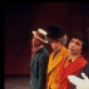Actors (L-R) Alvin Kupperman, Daniel Fortus, Irwin Pearl, Lewis J. Stadlen & Shelley Winters in a scene fr. the Broadway musical "Minnie's Boys." (New York)