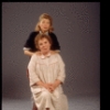 Actresses (Top-Bottom) Phyllis Somerville & Mercedes McCambridge in a publicity shot fr. the tour of the Broadway play "'Night, Mother." (New York)