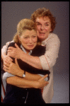 Actresses (L-R) Phyllis Somerville & Mercedes McCambridge in a publicity shot fr. the tour of the Broadway play "'Night, Mother." (New York)