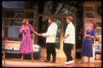 Actors (L-R) Mary Tyler Moore, John K. Linton, Barry Tubb & Lynn Redgrave in a scene fr. the Broadway play "Sweet Sue." (New York)