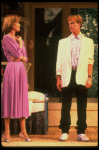 Actors Mary Tyler Moore & Barry Tubb in a scene fr. the Broadway play "Sweet Sue." (New York)