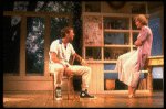 Actors Mary Tyler Moore & John K. Linton in a scene fr. the Broadway play "Sweet Sue." (New York)