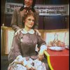 Actors Jim Dale & Glenn Close in a scene fr. the Broadway musical "Barnum." (New York)