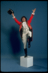 Actor Mike Burstyn in a publicity shot fr. the second replacement cast of the Broadway musical "Barnum." (New York)