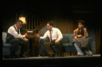 Actors (L-R) Philip Sterling, Jason Alexander & Jonathan Silverman in a scene fr. the Broadway play "Broadway Bound." (New York)