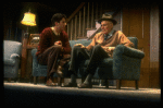 Actors (L-R) Jonathan Silverman & John Randolph in a scene fr. the Broadway play "Broadway Bound." (New York)