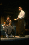 Actors (L-R) Jonathan Silverman & Jason Alexander in a scene fr. the Broadway play "Broadway Bound." (New York)
