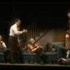 Actors (L-R) Philip Sterling, Jason Alexander, John Randolph & Jonathan Silverman in a scene fr. the Broadway play "Broadway Bound." (New York)