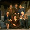 Actors (Back L-R) Phyllis Newman, Philip Sterling & Jason Alexander, (Seated L-R) Linda Lavin, Jonathan Silverman & John Randolph in a scene fr. the Broadway play "Broadway Bound." (New York)