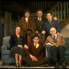 Actors (Back L-R) Phyllis Newman, Philip Sterling & Jason Alexander, (Seated L-R) Linda Lavin, Jonathan Silverman & John Randolph in a scene fr. the Broadway play "Broadway Bound." (New York)