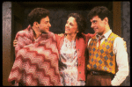 Actors (L-R) Evan Handler, Elizabeth Franz & Mark Nelson in a scene fr. the first replacement cast of the Broadway play "Broadway Bound." (New York)