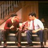 Actors (L-R) Evan Handler & Mark Nelson in a scene fr. the first replacement cast of the Broadway play "Broadway Bound." (New York)