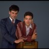 Actors (L-R) Mark Nelson & Evan Handler in a publicity shot fr. the first replacement cast of the Broadway play "Broadway Bound." (New York)