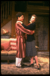 Actors Joan Rivers & Adam Philipson in a scene fr. the second replacement cast of the Broadway play "Broadway Bound." (New York)