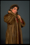 Actress Karen Ludwig in a publicity shot fr. the third replacement cast of the Broadway play "Broadway Bound." (New York)