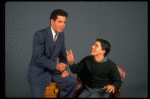 Actors (L-R) Peter Birkenhead & Adam Philipson in a publicity shot fr. the third replacement cast of the Broadway play "Broadway Bound." (New York)