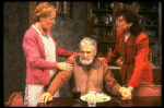 Actors (L-R) Barbara Tarbuck, Ronny Graham & Lauren Klein in a scene fr. the second National tour of the Broadway play "Broadway Bound." (Minneapolis)