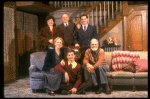 Actors (Back L-R) Lauren Klein, Madison Arnold & Brian Drillinger, (Seated L-R) Barbara Tarbuck, Kurt Deutsch & Ronny Graham in a scene fr. the second National tour of the Broadway play "Broadway Bound." (Minneapolis)