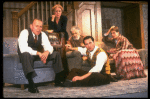Actors (L-R) Madison Arnold, Barbara Tarbuck, Ronny Graham, Brian Drillinger & Kurt Deutsch in a scene fr. the second National tour of the Broadway play "Broadway Bound." (Minneapolis)