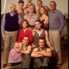 Top L-R) Dir. Gene Saks, actors Matt Mulhern, Barry Miller, Bill Sadler, Randall Edwards, Geoffrey Sharp, author Neil Simon, (Mid. L-R) Penelope Ann Miller & Matthew Broderick, (Bot. L-R) Brian Tarantina, Alan Ruck in a rehearsal shot fr. the Broadway pl (New York)