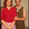 Actors Matthew Broderick & Penelope Ann Miller in a rehearsal shot fr. the Broadway play "Biloxi Blues." (New York)