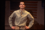 Actor Geoffrey Nauffts in a scene fr. the National tour of the Broadway play "Biloxi Blues." (Boston)