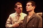 Actors (L-R) Kenneth Kay & Geoffrey Nauffts in a scene fr. the National tour of the Broadway play "Biloxi Blues." (Boston)