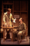 Actors (L-R) Kenneth Kay & Andrew Polk in a scene fr. the National tour of the Broadway play "Biloxi Blues." (Boston)