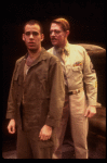 Actors (L-R) Andrew Polk & Kenneth Kay in a scene fr. the National tour of the Broadway play "Biloxi Blues." (Boston)