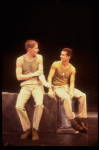Actors (L-R) John C. MacKenzie & Geoffrey Nauffts in a scene fr. the National tour of the Broadway play "Biloxi Blues." (Boston)