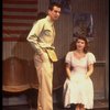 Actors Geoffrey Nauffts & Amy Ryan in a scene fr. the National tour of the Broadway play "Biloxi Blues." (Boston)