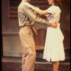 Actors Geoffrey Nauffts & Amy Ryan in a scene fr. the National tour of the Broadway play "Biloxi Blues." (Boston)