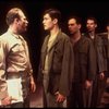 Actors (L-R) John Finn, William Ragsdale, Andrew Polk, John Younger, David Warshofsky & John C. MacKenzie in a scene fr. the National tour of the Broadway play "Biloxi Blues." (Boston)