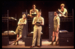 Actors (L-R) John Younger, Andrew Polk, David Warshofsky, Michael McNeill & John C. MacKenzie in a scene fr. the National tour of the Broadway play "Biloxi Blues." (Boston)