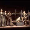 Actors (L-R) Andrew Polk, William Ragsdale, Michael McNeill, John C. MacKenzie, David Warshofsky & John Younger in a scene fr. the National tour of the Broadway play "Biloxi Blues." (Boston)