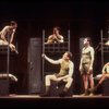 Actors (Top L-R) William Ragsdale, Andrew Polk & John C. MacKenzie, (Bottom L-R) David Warshofsky, Michael McNeill & John Younger in a scene fr. the National tour of the Broadway play "Biloxi Blues." (Boston)