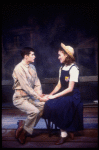 Actors William Ragsdale & Marita Geraghty in a scene fr. the National tour of the Broadway play "Biloxi Blues." (Boston)