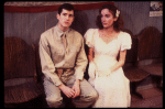 Actors William Ragsdale & Marita Geraghty in a scene fr. the National tour of the Broadway play "Biloxi Blues." (Boston)