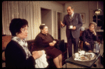 Actors (L-R) Roslyn Alexander, Ruth Jaroslow, Jack Somack & Jean Barker in a scene from the National tour of the Broadway play "The Prisoner of Second Avenue." (New York)