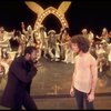 Actors (Front L-R) Ben Vereen & John Rubinstein w. cast in a scene fr. the Broadway musical "Pippin." (New York)