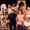 Actors (Center L-R) Ben Vereen & John Rubinstein w. cast in a scene fr. the Broadway musical "Pippin." (New York)
