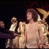 Actors (L-C) Ben Vereen & John Rubinstein w. cast in a scene fr. the Broadway musical "Pippin." (New York)