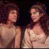 Actors John Rubinstein & Jill Clayburgh in a scene fr. the Broadway musical "Pippin." (New York)