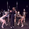 Actors (Front L-R) Kathryn Doby, Ben Vereen & Candy Brown in a scene fr. the Broadway musical "Pippin." (New York)