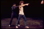 Actors (L-R) Ben Vereen & John Rubinstein in a scene fr. the Broadway musical "Pippin." (New York)