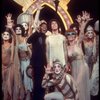 Actors (Front L-R) Vicki Frederick, Sally Neal, Northern J. Calloway, Michael Rupert, Chet Walker (kneeling), Patti Karr & Kathryn Ann Wright w. cast in a scene fr. the replacement cast of the Broadway musical "Pippin." (New York)