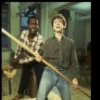 Actors (L-R) Ron Richardson & Daniel Jenkins in a rehearsal shot fr. the original cast of the Broadway musical "Big River." (New York)