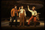 Actors (L-R) Bob Gunton, Daniel Jenkins & Rene Auberjonois in a scene fr. the original cast of the Broadway musical "Big River." (New York)